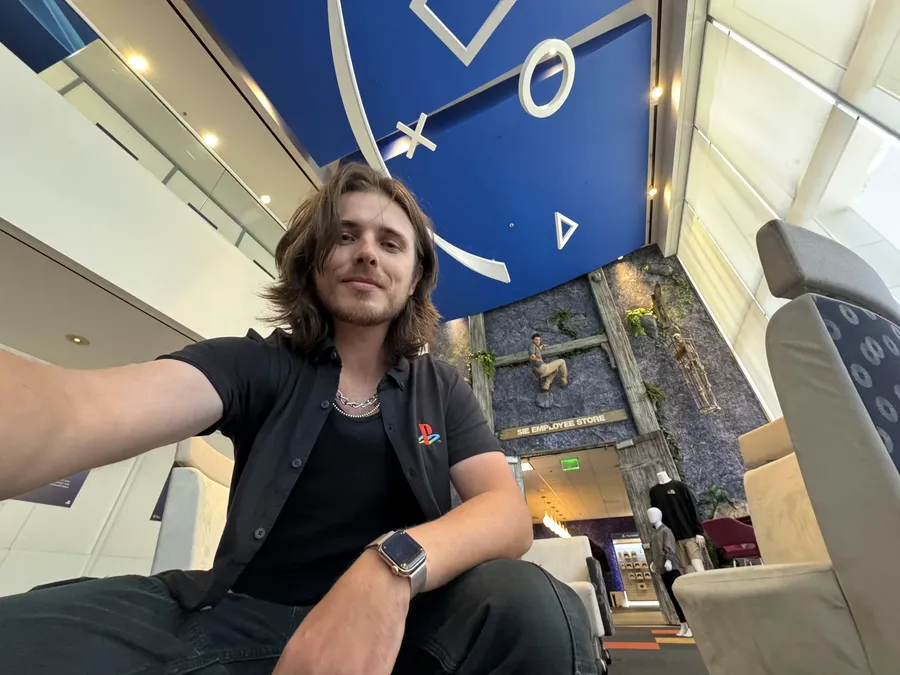 Jade at the PlayStation office.